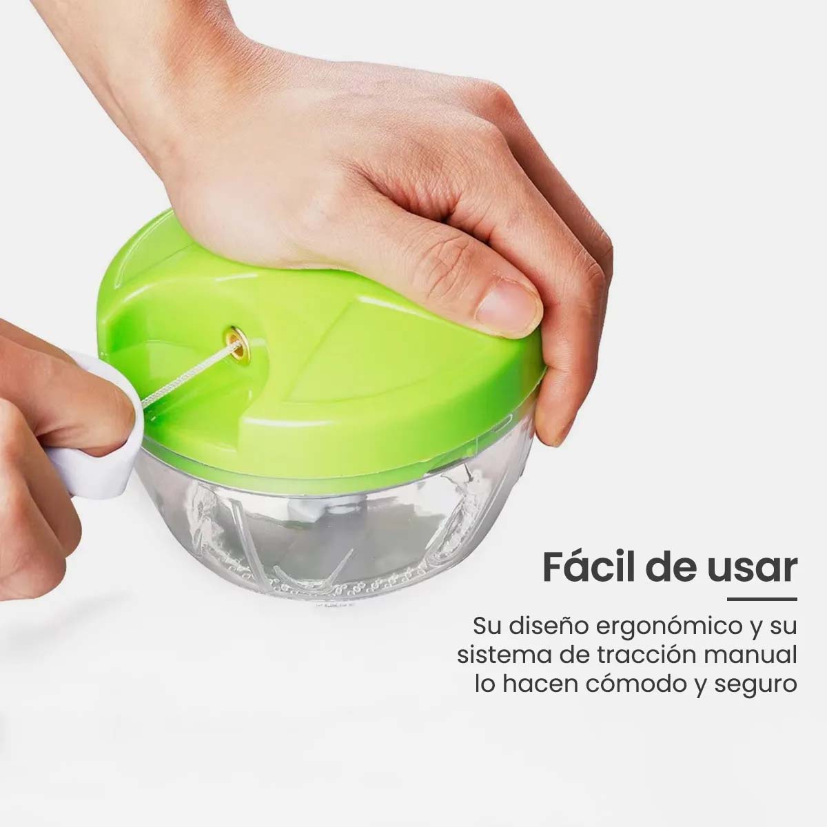 Miniatura 2 de Picadora Manual Multiusos Con Cordon